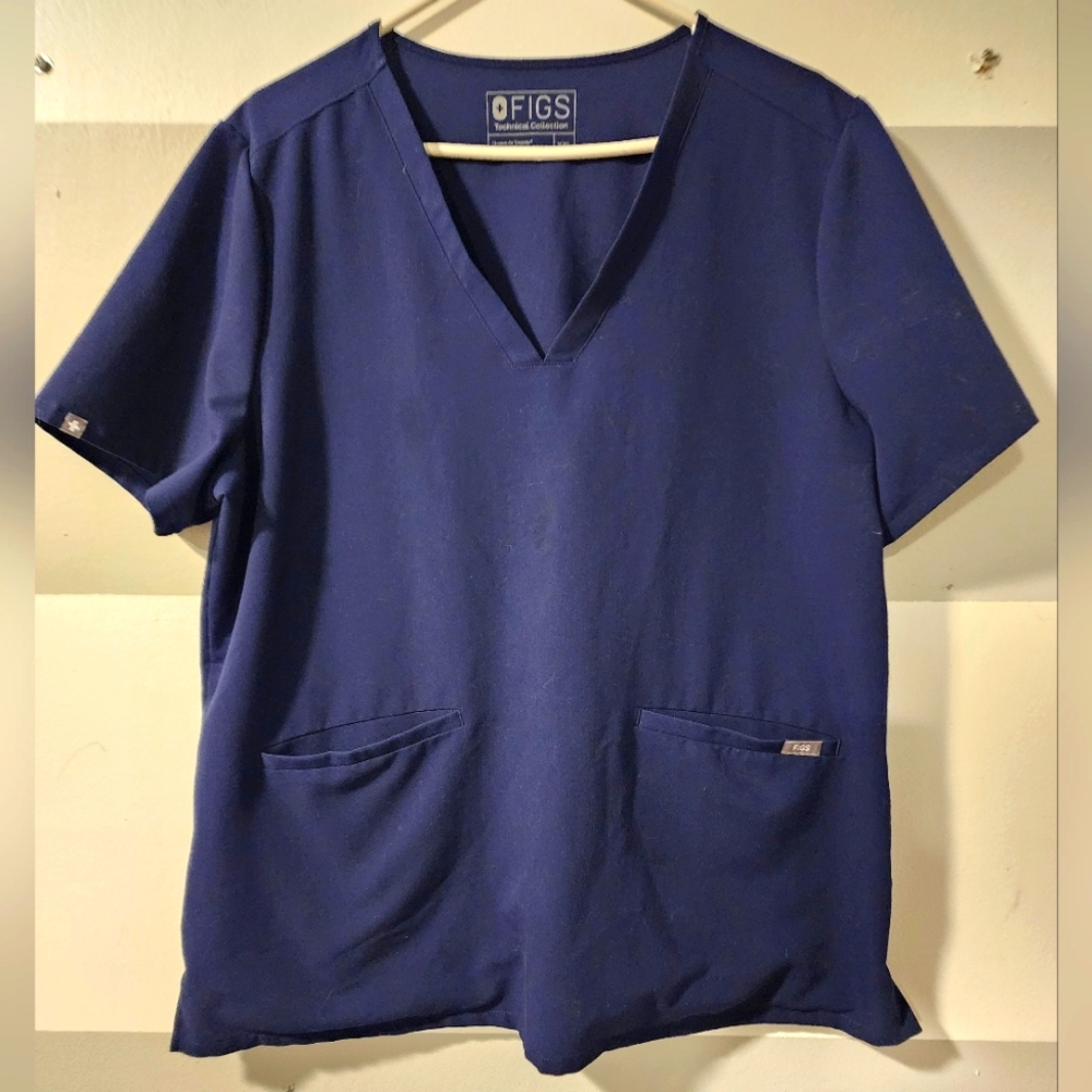 Figs Brand Scrub Top Catarina XXL Womens Navy